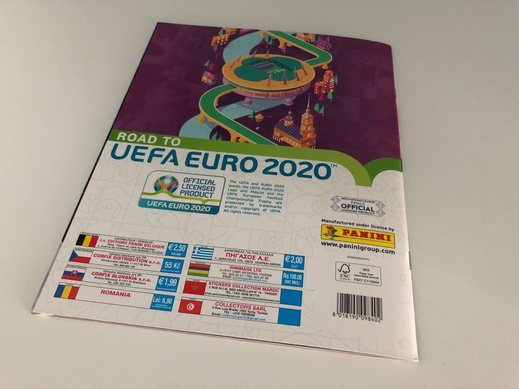 Panini Alben: Panini Leeralbum Road to EM 2020 – Gebraucht aus Hergiswil LU von FcMalkov 8
