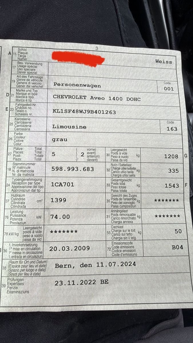 Chevrolet Autos: Chevrolet Aveo – Gebraucht aus Wangen an der aare von Riklivti23 6