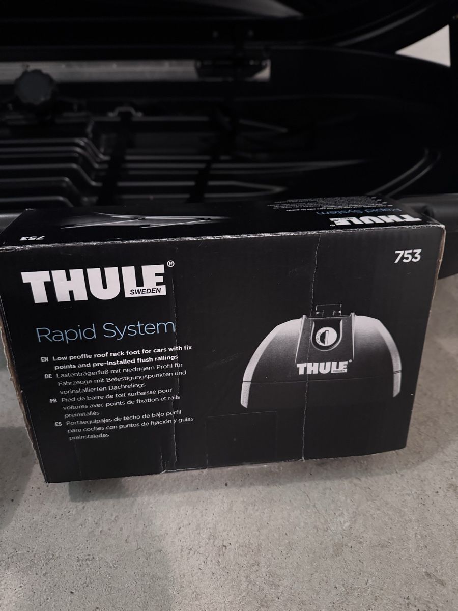Thule Box da tetto: Thule Dachbox Alpine mit Rapid System 753 – Usato da Egg b. Zürich venduto da rvongunt 2