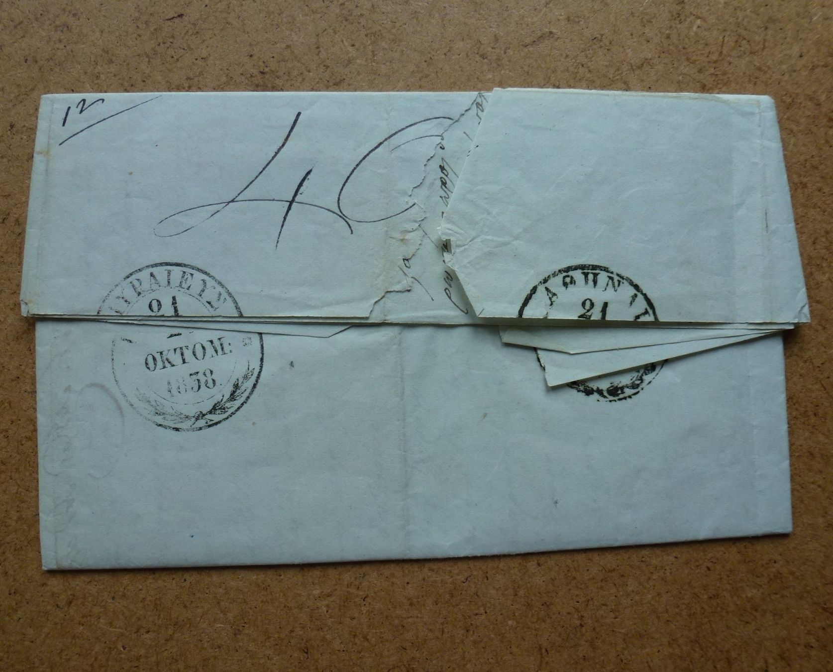 Alle Briefmarken: Schweiz ++ 3 alte Vorphila-Briefe ab 1833 – Gebraucht aus Walkringen von Casablanca777 6