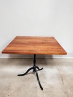 Beizen Tisch mit Gussfuss 80/80cm