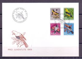 CH FDC Pro Juventute Satz 1969