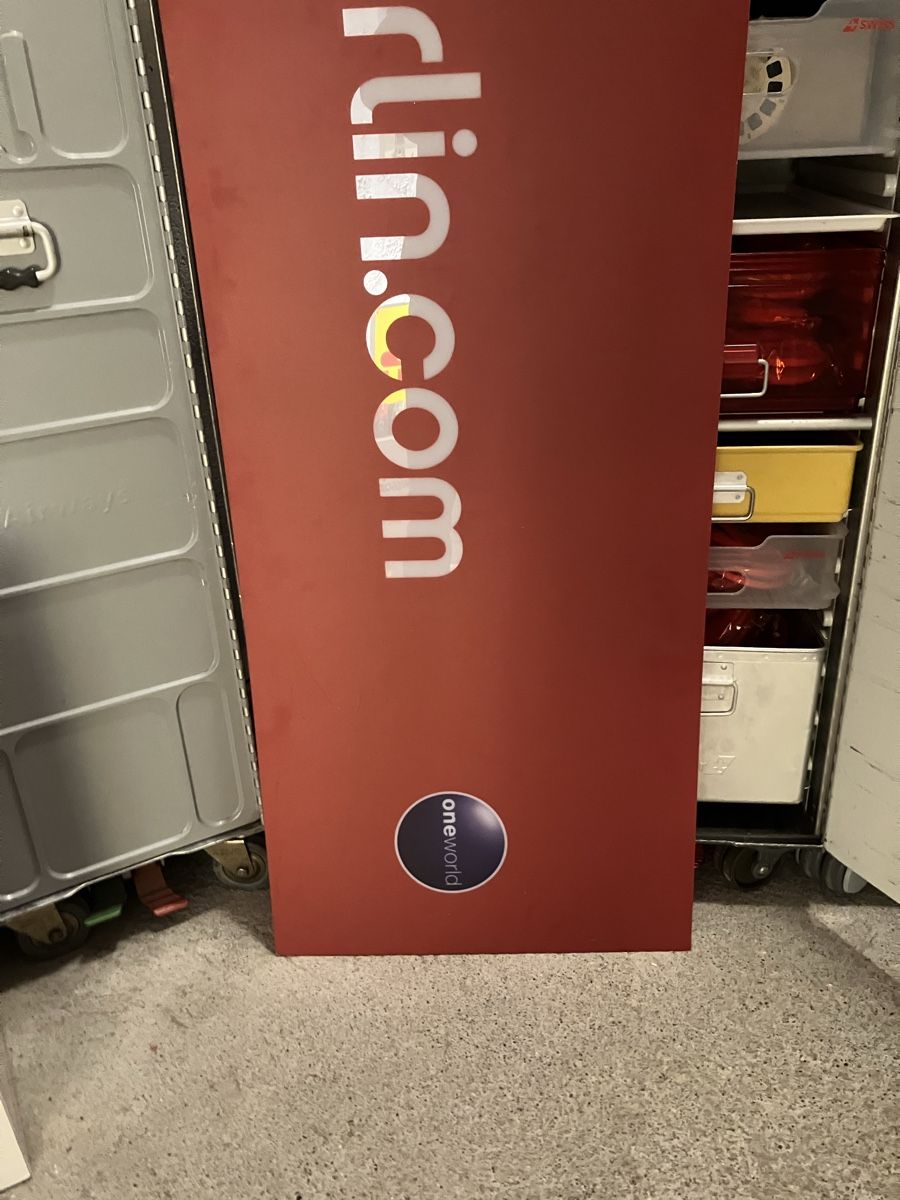 Insegne: Air Berlin Plexi Reklame Schild – Usato da Zürich venduto da Classic_Collection_Zurich 1