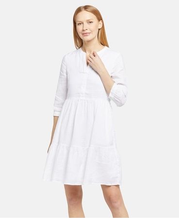 S. Oliver Red Label Leinenkleid Sommerkleid Leinen 44 46