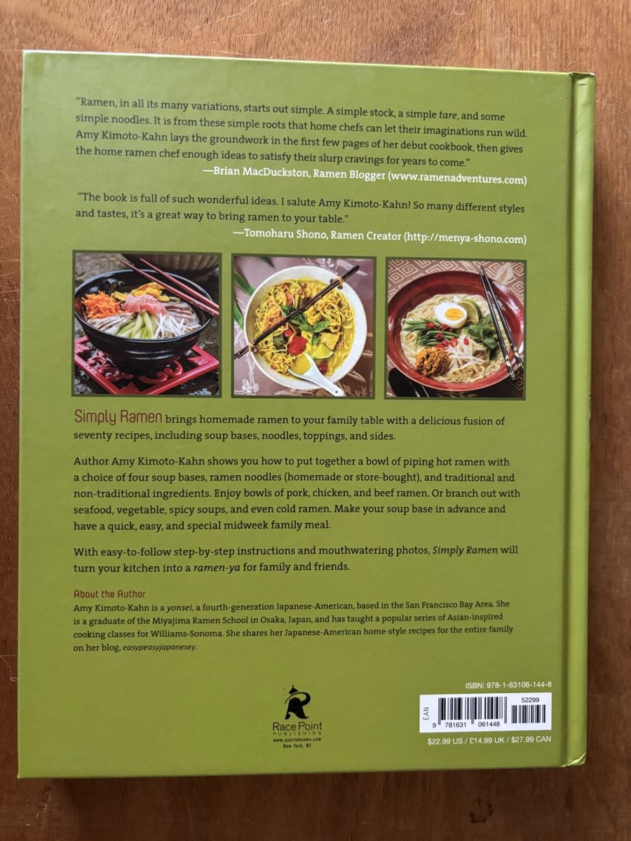 Bücher: Simply Ramen. complete course in preparing ramen meals – Gebraucht aus Zürich von WWehrle 4