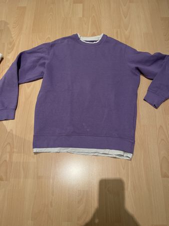 Pull&Bear Sweater Gr. M lila Oversize Look bequem