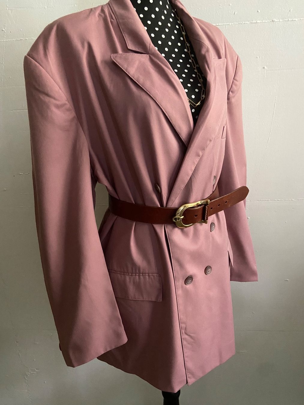 Giacche: 80s Vintageblazer Unisex altrosa – Usato da Zürich venduto da Eves.vintage.element