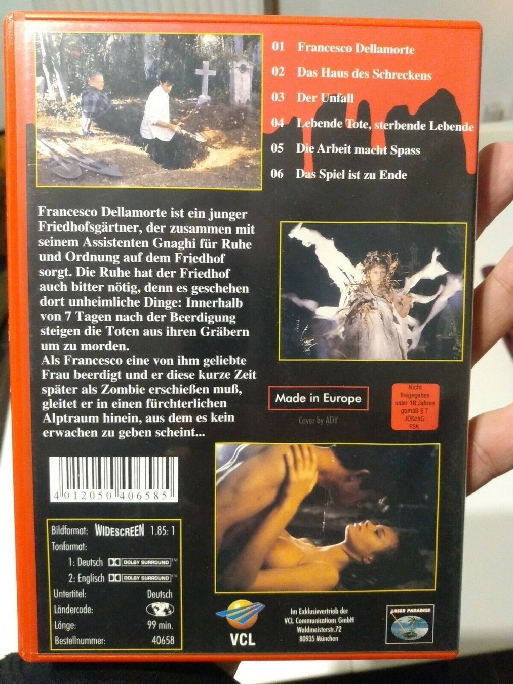 Tutti i DVDs: Della Morte -Dell Amore – Nuovo (secondo la descrizione) da Oberburg venduto da Blood-Black-Devil 1