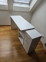 IKEA Schreibtisch weiss mit Regal & Schublade