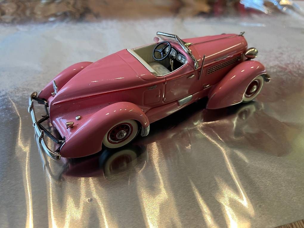 Modellini d'auto: Auburn Boattail 1935 – Nuovo e nell'imballaggio originale da Siebnen venduto da moparperform