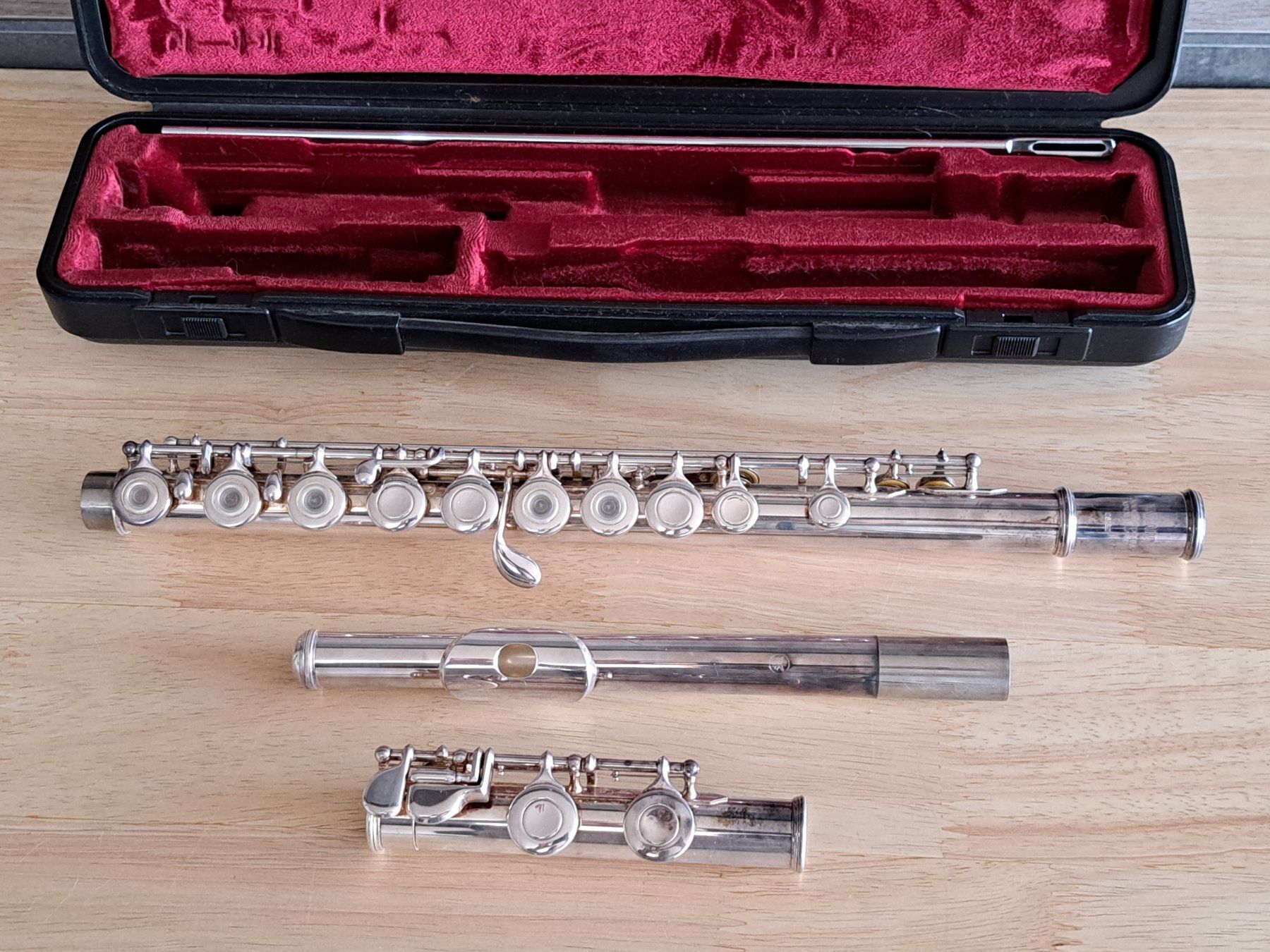 Yamaha Musikinstrumente: Querflöte YAMAHA 281SllTop Silber versilbert – Neu (gemäss Beschreibung) aus Birsfelden von oleros 8