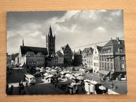 Postkarte Ansicht Trier Marktplatz (?)