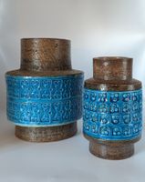 2 Bitossi Rimini Blue Vasen – Aldo Londi –Mid Century Design