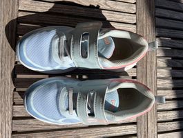 Fila Turnschuhe Kinder Grösse 34 blau Rosa Klettverschluss