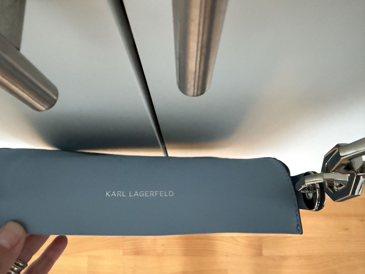 Karl Lagerfeld Borse da donna: Karl Lagerfeld Handtasche in hellblau mit Metall Elementen – Usato da Eglisau venduto da Nic1906 3