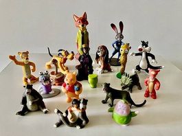 Lot de 18 figurines DISNEY vintage