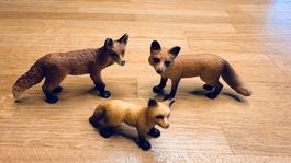 SCHLEICH - Fuchs Familie 14649 14782 14648