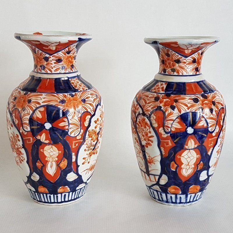 Vasi & Recipienti: Paar antike Imari Vasen um 1890 – Usato da Kaltbrunn venduto da Lexus3 1