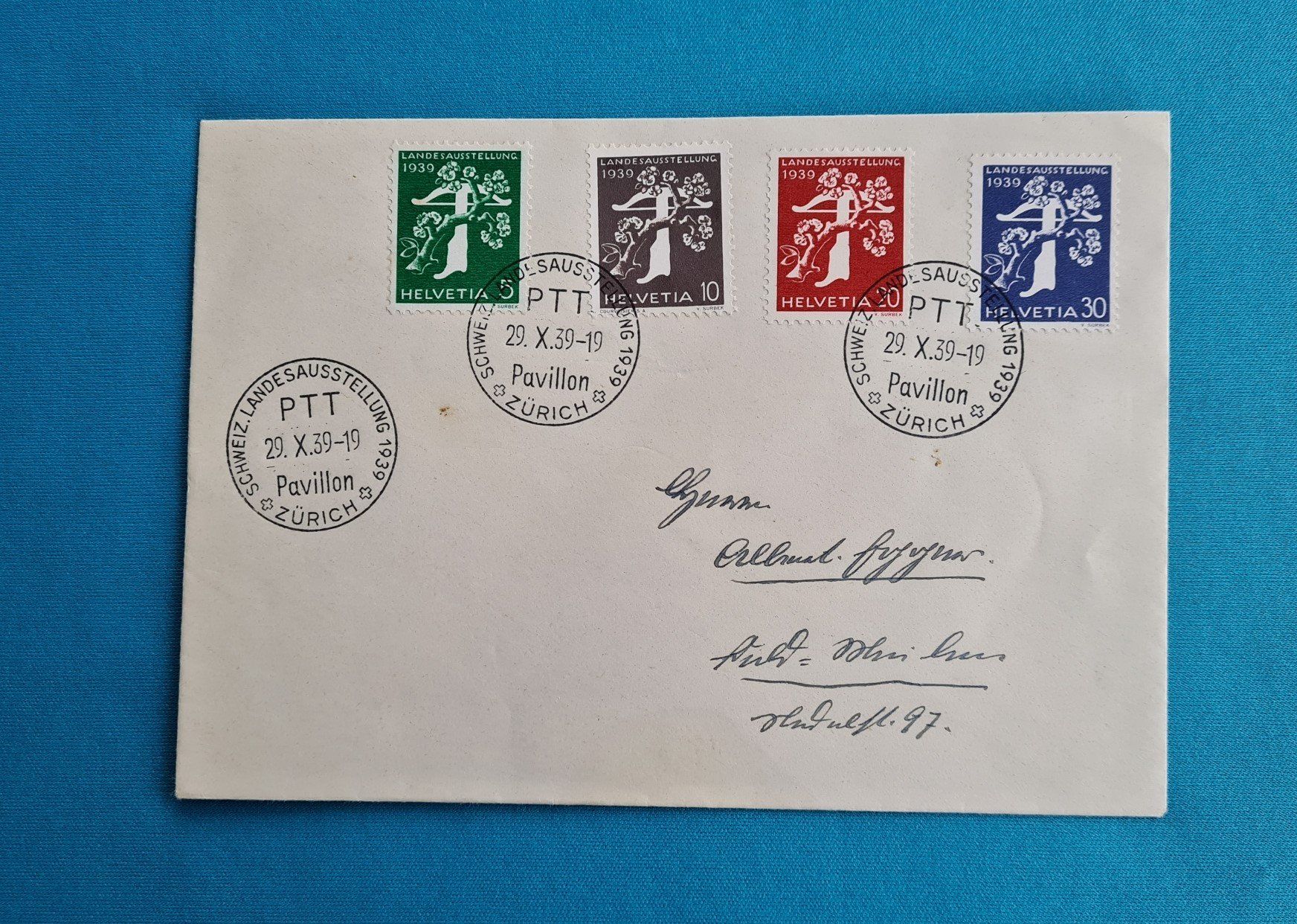 Tutti i francobolli: Briefmarken Schweiz 1939 – Usato da Saland venduto da V-Tour