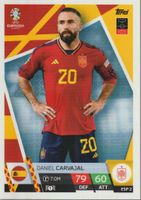 EURO 2024 Topps MATCH ATTAX ESP 2 DANIEL CARVAJAL base card