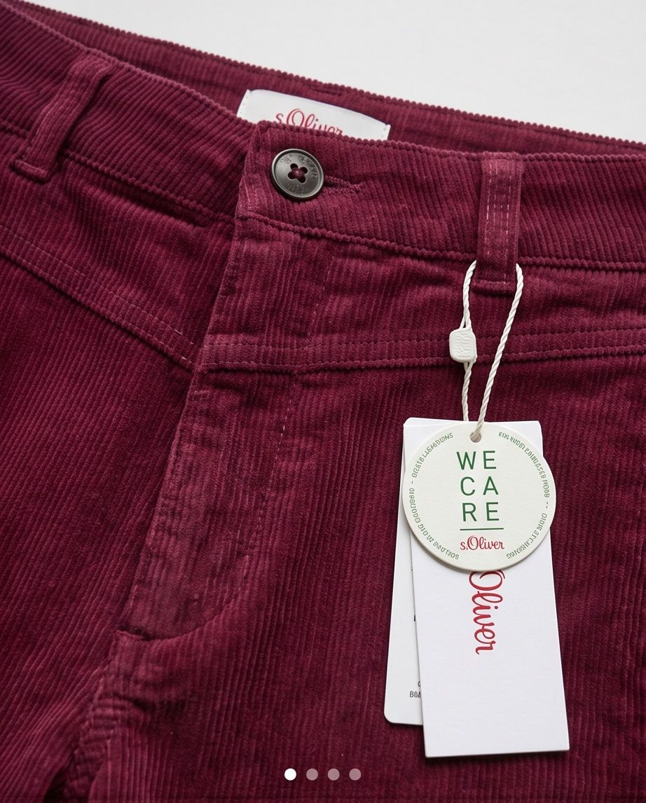 S.Oliver Pantaloni: S.Oliver pantalon bordeaux - neuf - taille 32 – Nuovo e nell'imballaggio originale da Vuisternens-Romont venduto da gol_xp6p 2