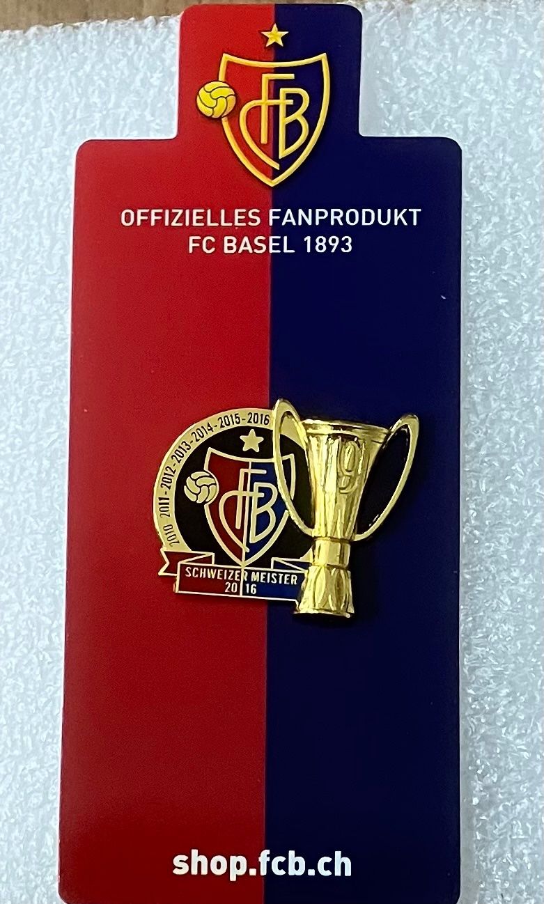 FC Basel Placchette & Badge: FC BASEL 1893 - MEISTERPIN 2016 – Usato da Basel venduto da lagavulin02 1