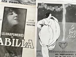 Gabilla Parfum - 4 alte Werbungen / Publicités 1913/24