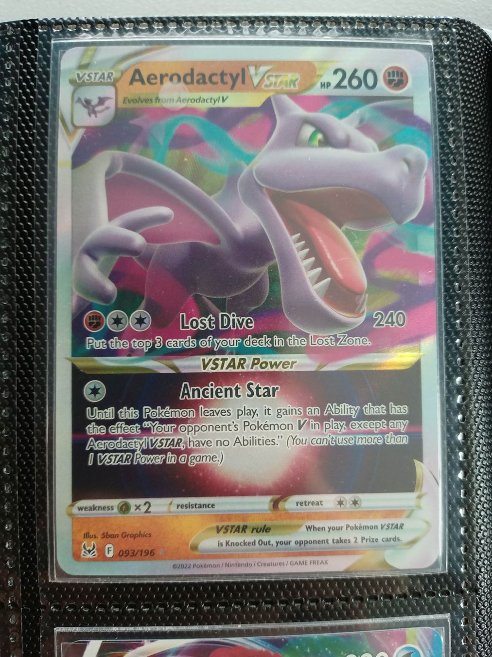 Pokémon Carte collezionabili: Aerodactyl VStar – Usato da Altstätten SG venduto da GGsGameshop