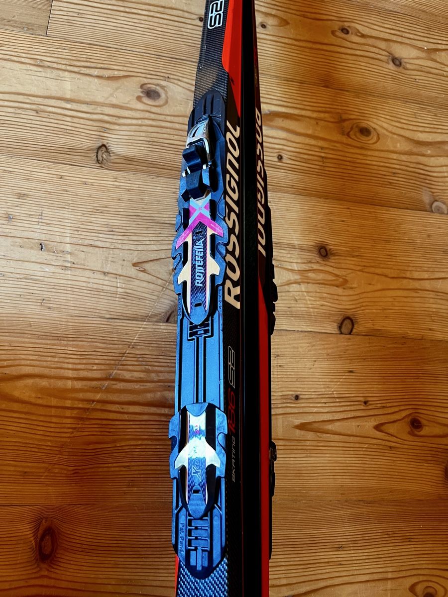 Rossignol Sci: Rossignol WCS-R S2 186 Skating mit Rottefella-Bindung – Usato da Stallikon venduto da goodmorning09 2
