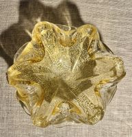 Vide-poche verre Murano Barovier, Inclusions or, vintage 50s