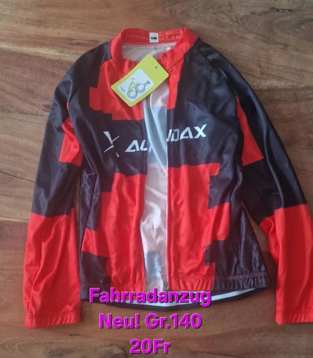 Velos: Fahrradanzug Gr.140 Neu – Neu und originalverpackt aus Thun von luk_7qlx