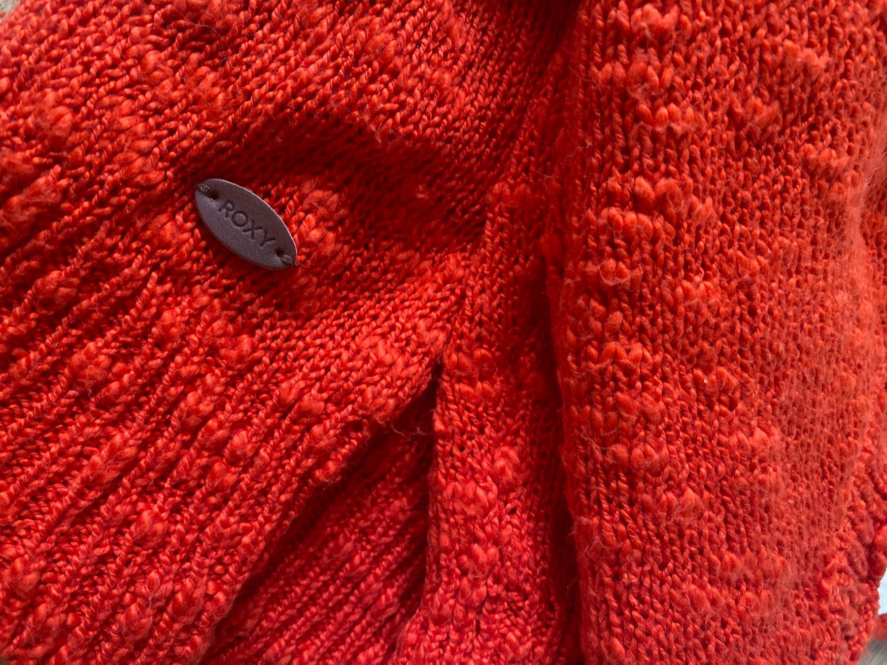 Roxy Pullover & Sweatshirts: Pull Roxy orange en maille, taille S, en bon état général – Gebraucht aus Saillon von Libellule7 4