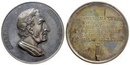 Italien, Silbermedaille 1830, Alessandro Volta, RRR!