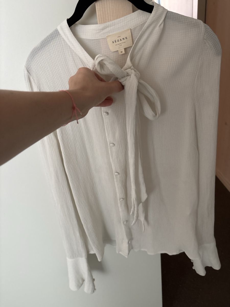 Sezane Blusen: Seidenbluse Sézane – Neu (gemäss Beschreibung) aus Meilen von jotnick 4