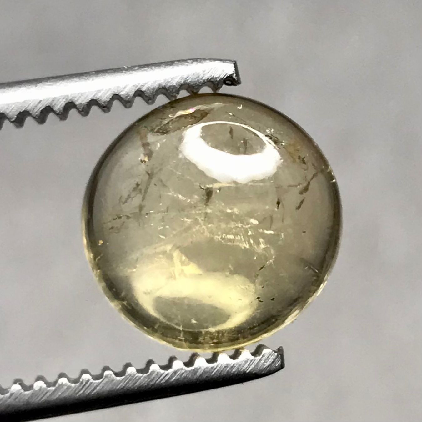 Pietre preziose: Citrin Cabochon, rund, 3.1 Karat – Nuovo (secondo la descrizione) da Biel venduto da djvalbnc