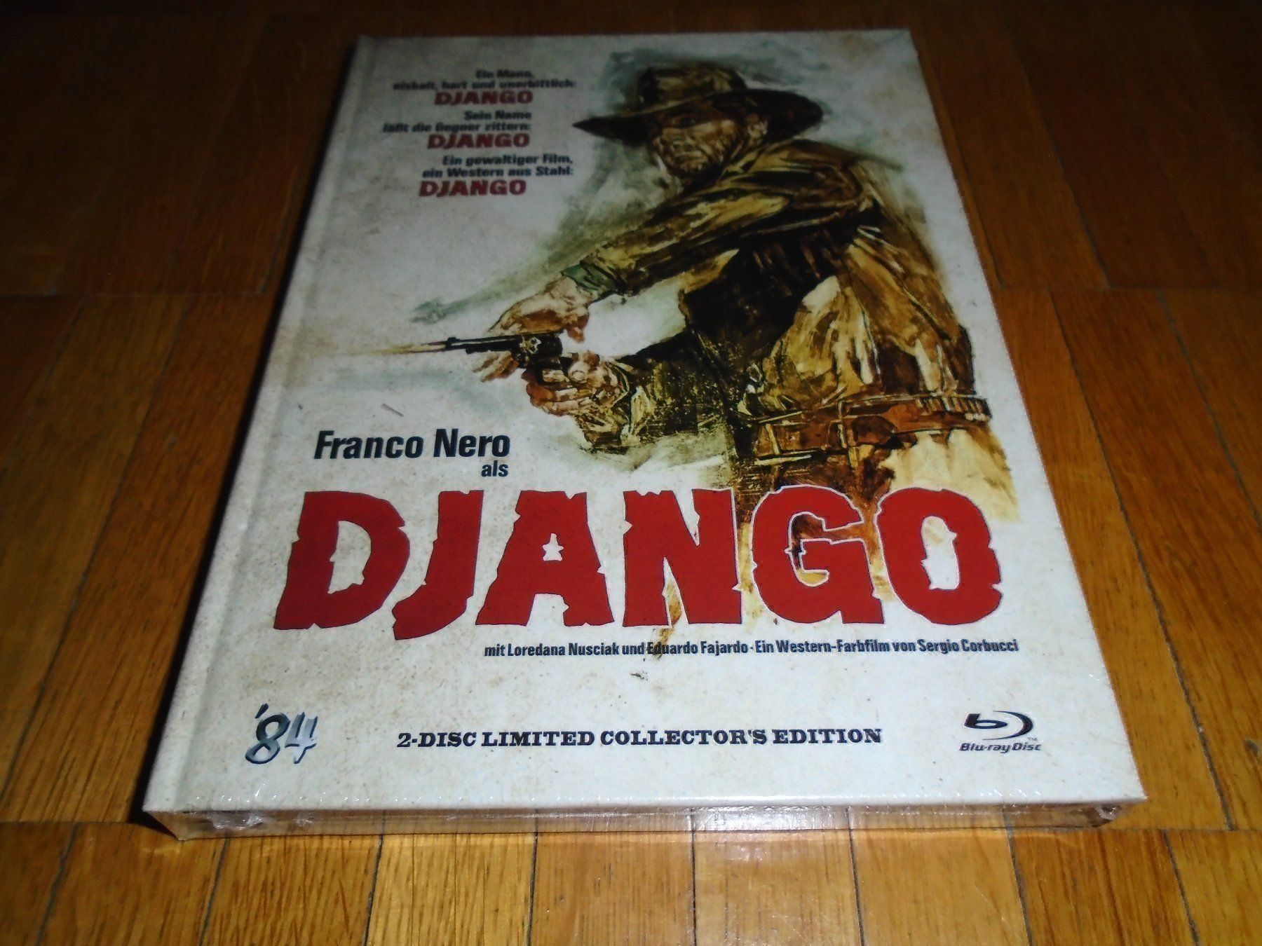 Tutti i DVDs: Django - MEDIABOOK - B - UNCUT – Nuovo e nell'imballaggio originale da Basel venduto da havsok