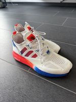 Adidas ZX 2K Boost Sneaker weiss blau rot - praktisch neu