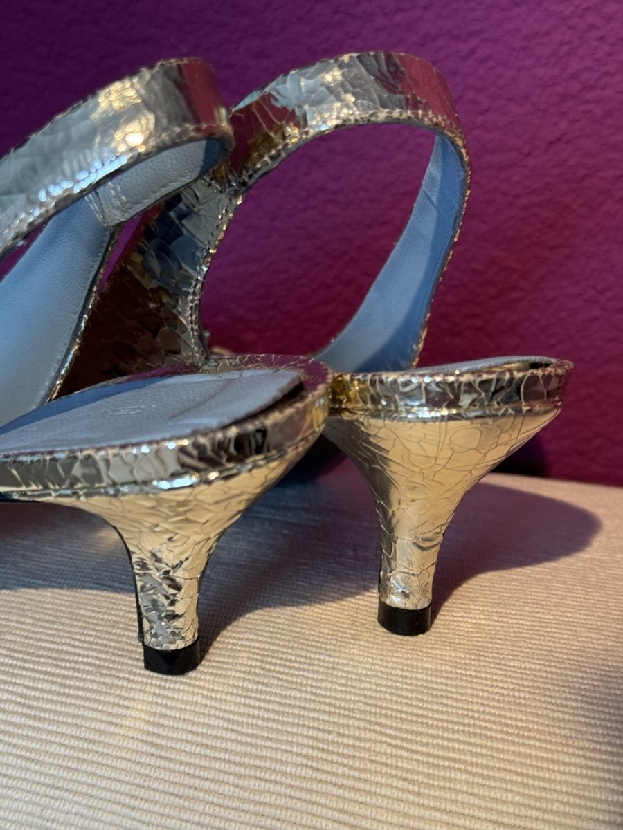 Kennel + Schmenger Damenschuhe: Kennel und Schmenger Slingpumps in Silber – Gebraucht aus Birr von sfe_rhj7 3