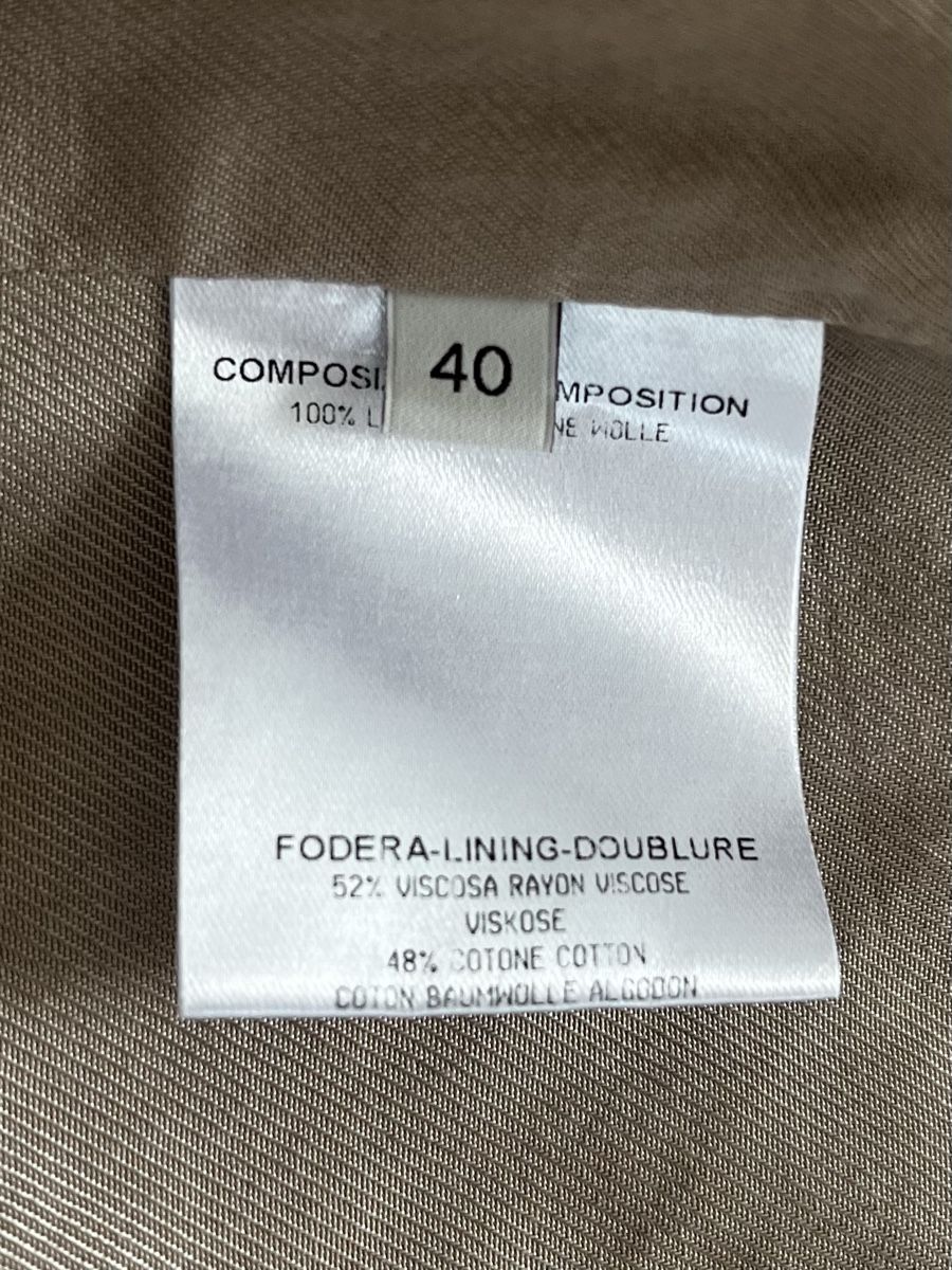 Stella McCartney Giacche: Stella McCartney tailored blazer, beige 100% wool Size 40 – Usato da Meilen venduto da Tamara23 3
