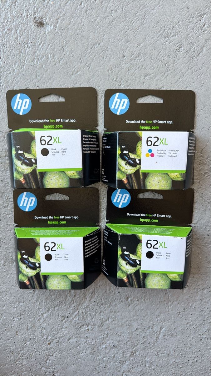 Cartucce per stampanti & toner: Cartucce HP 62XL Nero e Tricolore – Nuovo e nell'imballaggio originale da Jona venduto da api_vd98