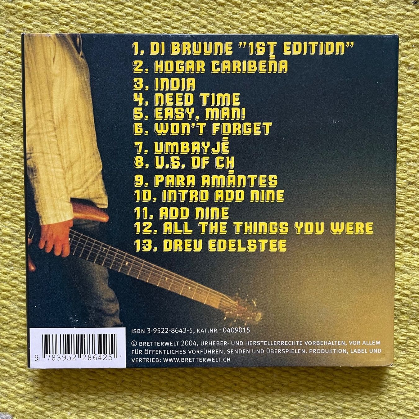 CD: DANIEL ZIEGLER-BASSION (DIGIPACK) – Usato da Rorschacherberg venduto da CD-Roli 1