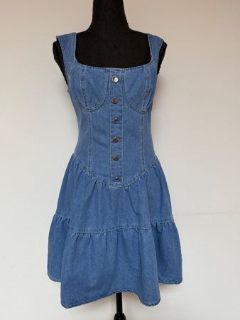 Boho Jeanskleid