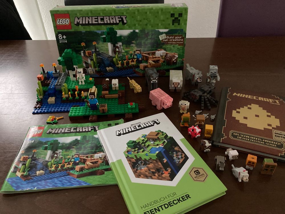 Minecraft Set Lego 21114 Die Farm Mojang Figuren Buch Truhen Kaufen 