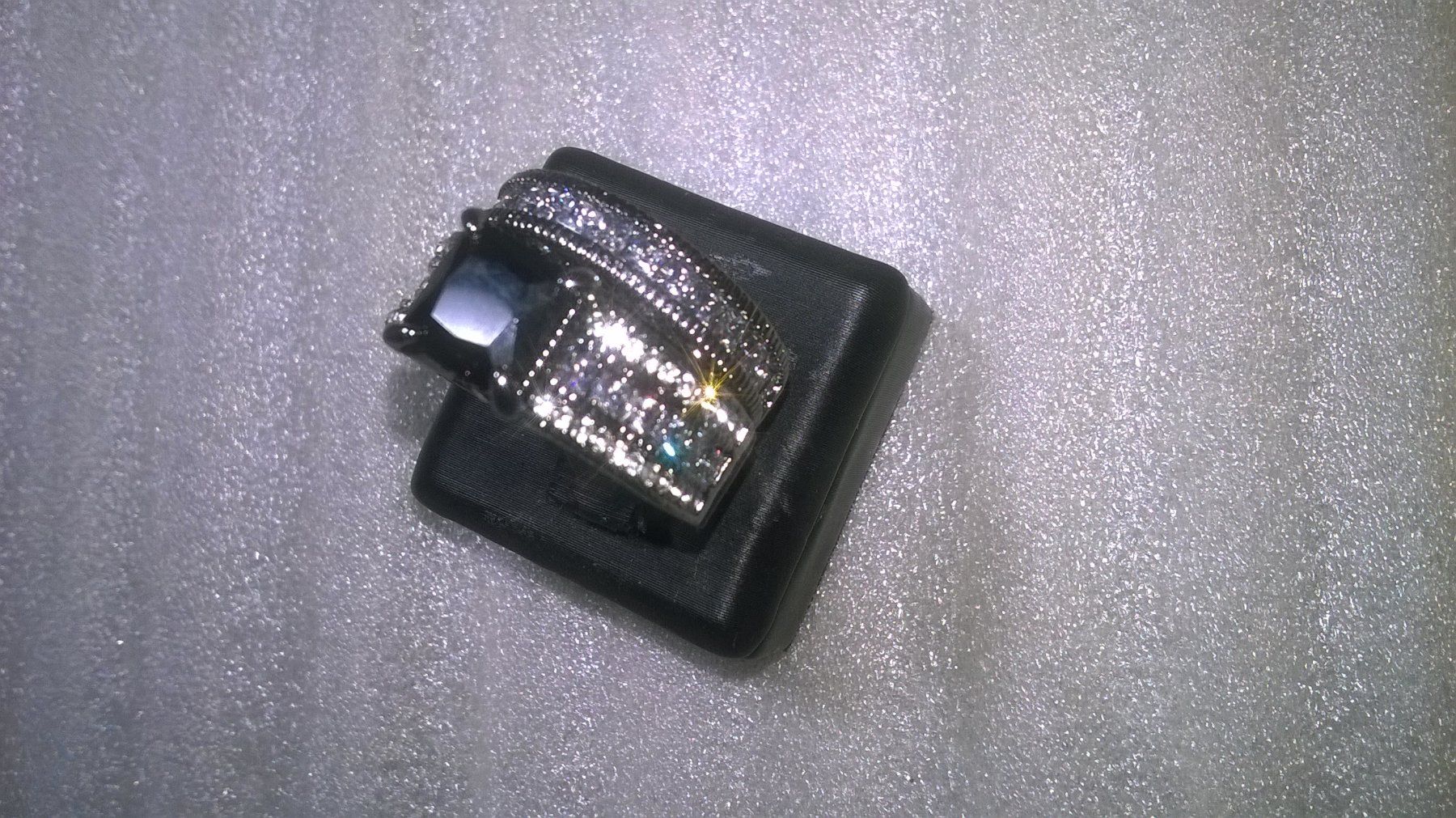 Bagues: ring modeschmuck,,,,mit echt kristall,,,glanzig – Neuf (Voir description) à Basel par bijoutrie_4 2
