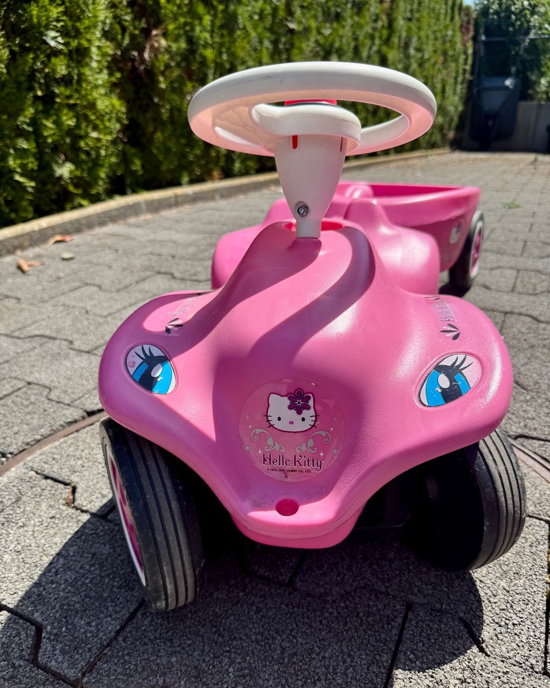 Big Veicoli per bambini: Bobby Car mit Anhänger Rosa – Usato da Reichenburg venduto da bibo222