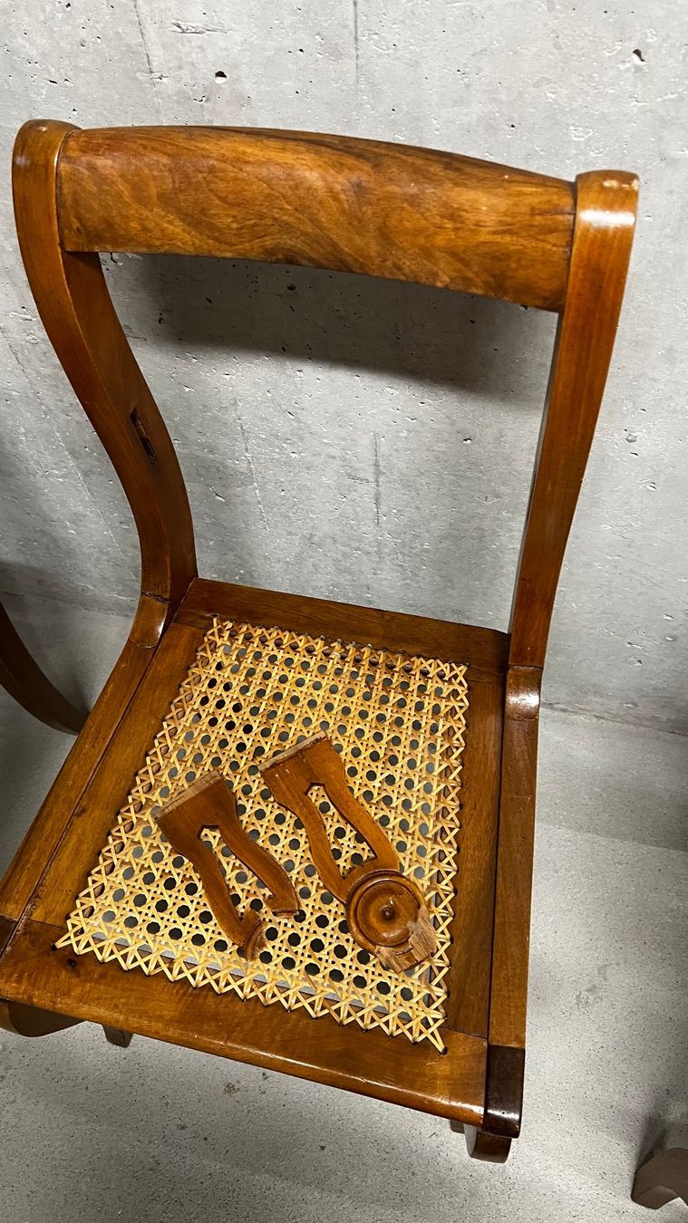 Sedie: 4 Biedermeier Stühle - Sitzgeflecht praktisch neu – Usato da Basel venduto da swisstrader4000 2