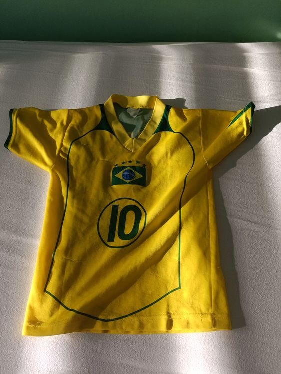 Maillot Du Brésil Ronaldinho – Taille XL – Bleu – Occasion