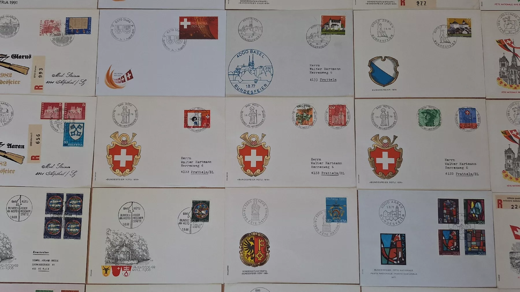 Timbri: Bundesfeiersonderpoststempel – Nuovo (secondo la descrizione) da Pratteln venduto da walti-6060 6