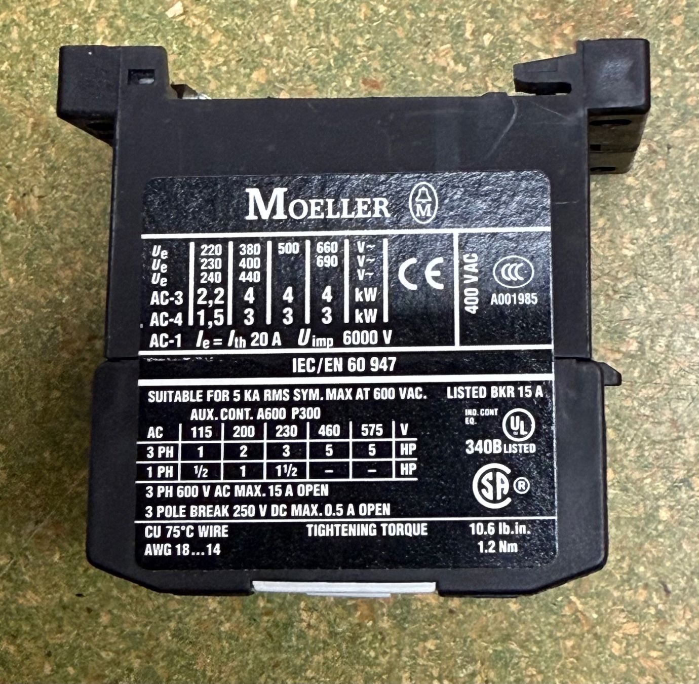 Eaton Componenti elettronici: Moeller DIL EM-10 Schütz, 230VAC – Usato da Rudolfstetten venduto da Aldo100 2