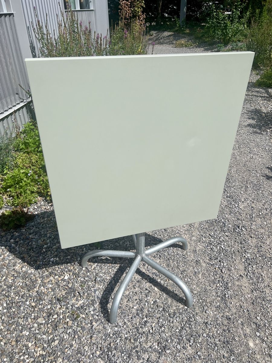 Schaffner Set di tavolo e panche: Schaffner Gartenmöbel Gartentisch mit 4 Stühlen Metall – Usato da Wohlen AG venduto da JoeGreen_1 3